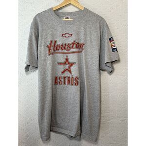 Rare 2012 Gray Houston Astros 50th Anniversary Chevrolet Tee Size XL‎